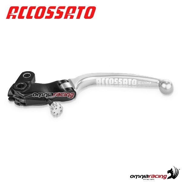 Leva frizione di ricambio per comando Accossato CF001-CF005 interasse 29mm colore argento