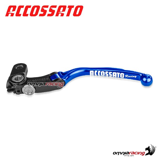 Leva frizione di ricambio per comando Accossato CF006-CF010 interasse 24mm colore blu