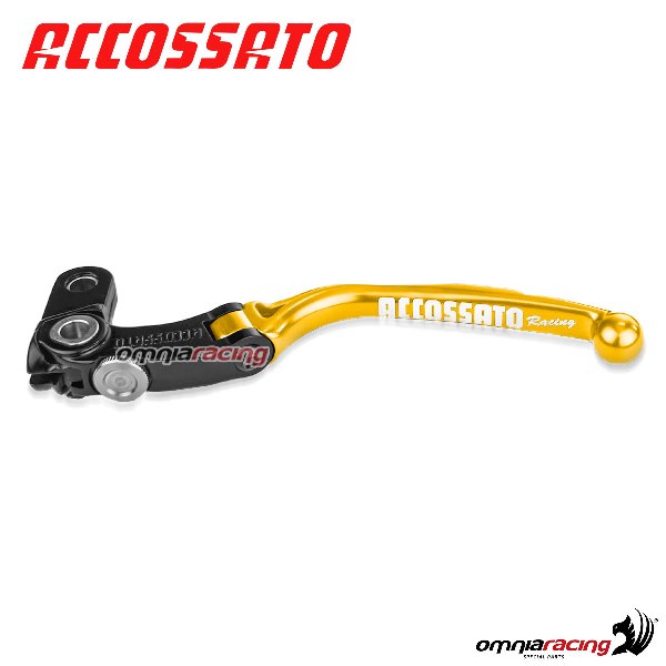 Leva frizione di ricambio per comando Accossato CF006-CF010 interasse 24mm colore oro
