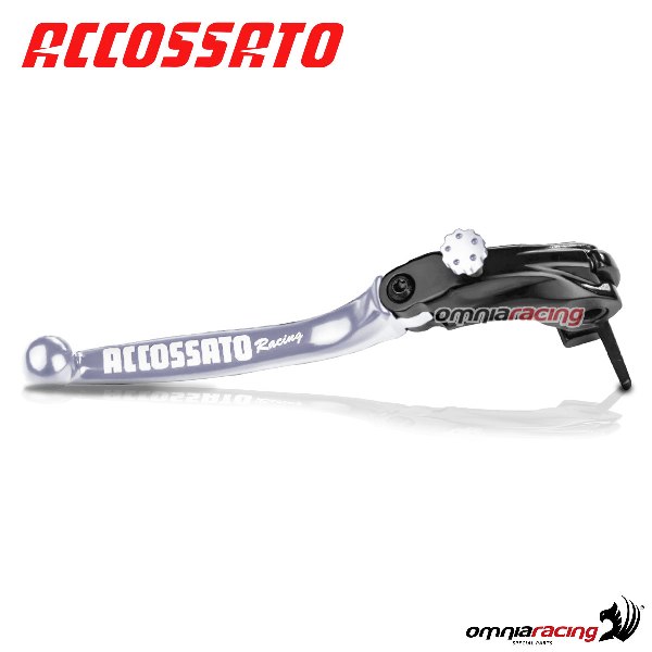 Leva freno snodata Accossato per pompe Nissin titanio per Yamaha R1 2015>