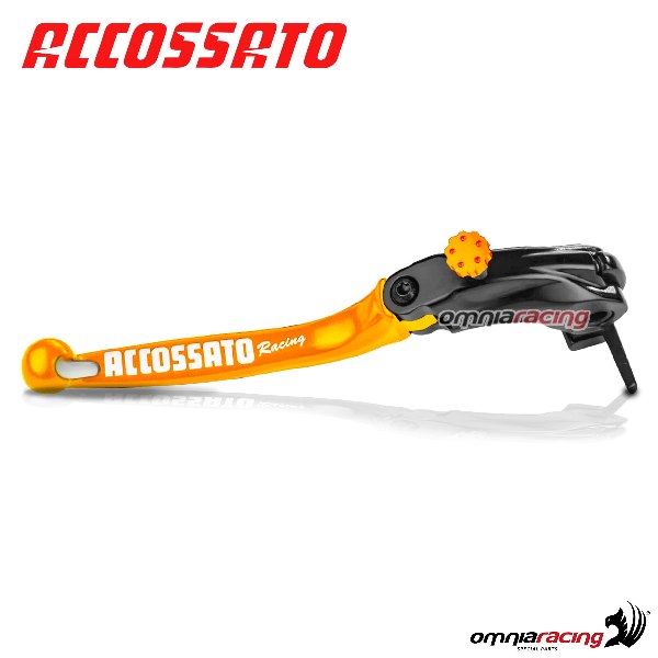 Leva freno snodata RST Accossato con registro integrato per pompe Nissin per Yamaha R1 2015>