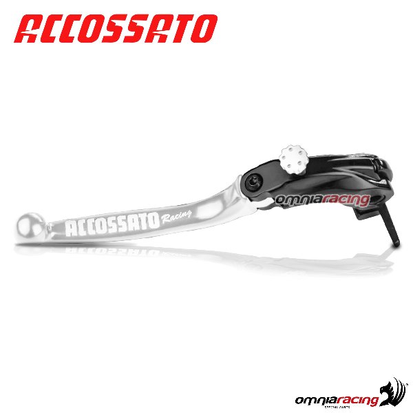 Leva freno snodata Accossato con registro integrato per pompe Nissin per Yamaha R1 2015>