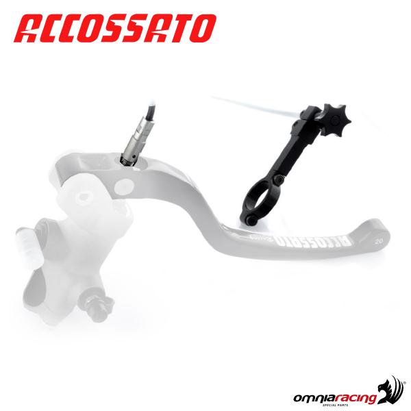 Controllo remoto diritto e supporto 60mm per pompe freno Accossato e Brembo