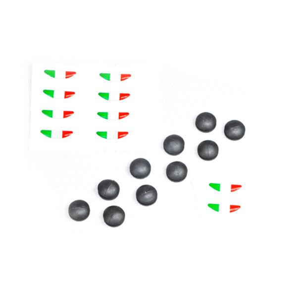 Brembo spare part Rubber cap + tricolor flag sticker for pump 16RCS