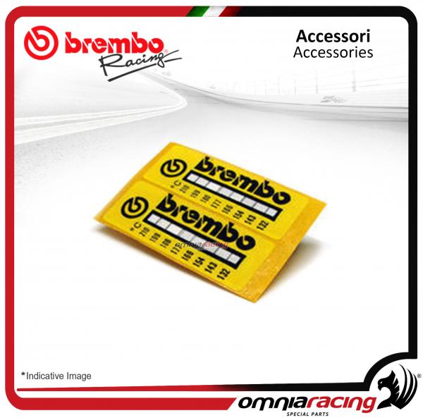 Brembo thermosensitive bands (Thermotape) block of 10 adhesives from 132degrees C to 171degrees C