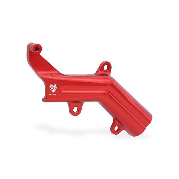 CNC Racing red rear brake reservoir support Ducati Streetfighter V4 2020-2022