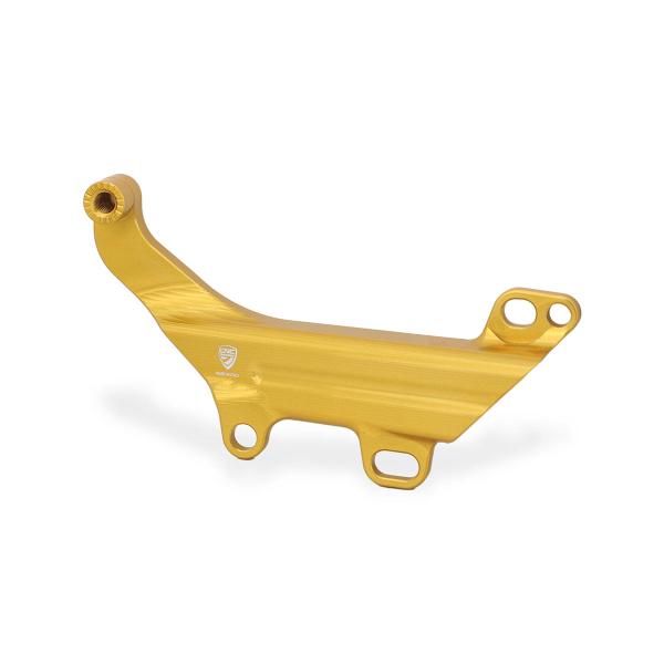 CNC Racing gold rear brake reservoir support Ducati Panigale V4S 2022-2024