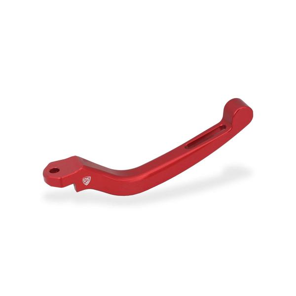 Short red CNC Racing half brake/clutch lever for Brembo RCS and RCS CorsaCorta