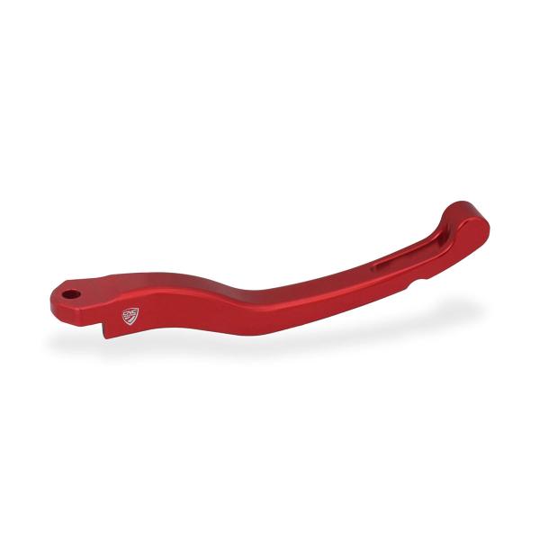 Long red CNC Racing half brake/clutch lever for Brembo RCS and RCS CorsaCorta