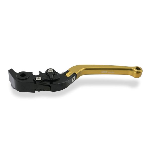 CNC Racing long gold folding clutch lever BMW S1000XR 2021-2023