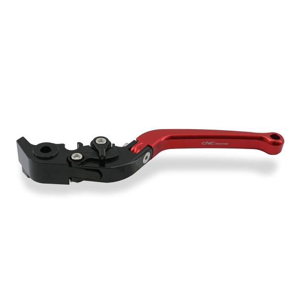 CNC Racing long red folding clutch lever Moto Guzzi V85TT 2019-2023