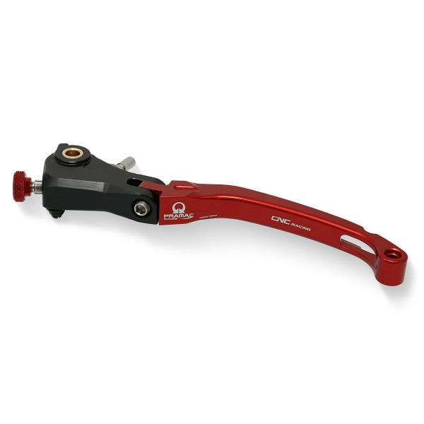 CNC Racing red folding clutch lever Pramac Edition Ducati Multistrada V4 Pikes Peak 2022-2023