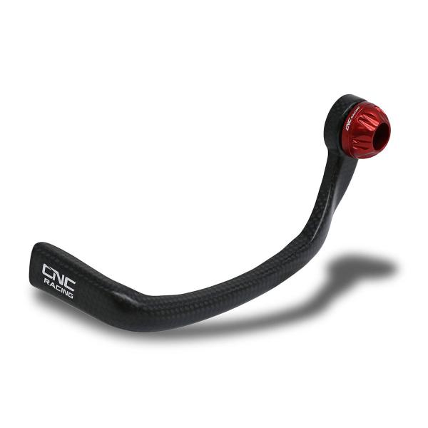 CNC Racing Clutch-Guard Carbon Race glossy carbon lever protector red