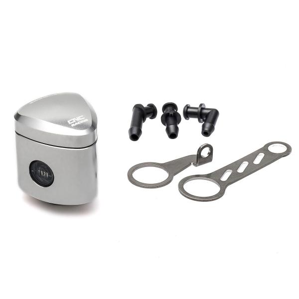 CNC Racing Rebel rear brake/clutch oil reservoir tank 12ml silver aluminium