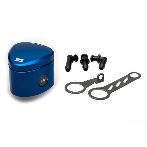 CNC Racing Rebel front brake oil reservoir tank 25ml blue aluminium