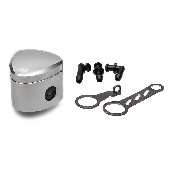 CNC Racing Rebel front brake oil reservoir tank 25ml silver aluminium