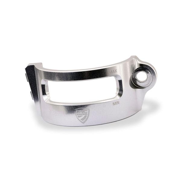 Fascetta serbatoio fluido freno posteriore CNC Racing argento Ducati Multistrada V4 2021-2024