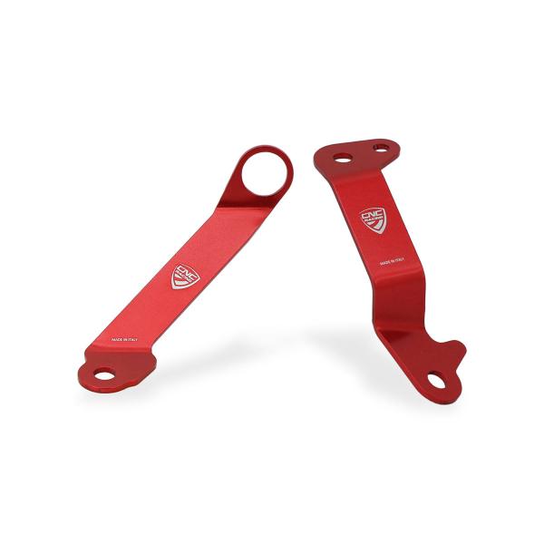 Kit Staffe Serbatoio Rosso Freno e Frizione CNC Racing per Ducati Panigale V4 2018-2020