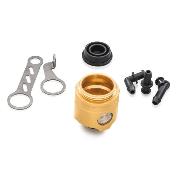 CNC Racing rear brake/clutch oil reservoir tank 12ml gold aluminium