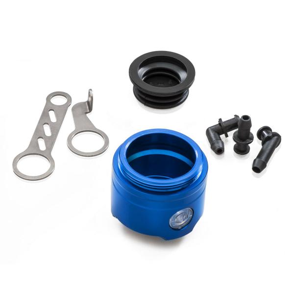 CNC Racing front brake oil reservoir tank 25ml blue aluminium
