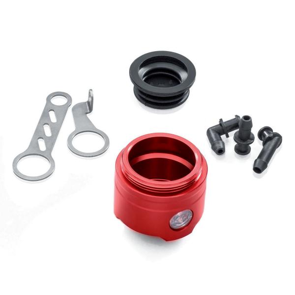 CNC Racing front brake oil reservoir tank 25ml red aluminium