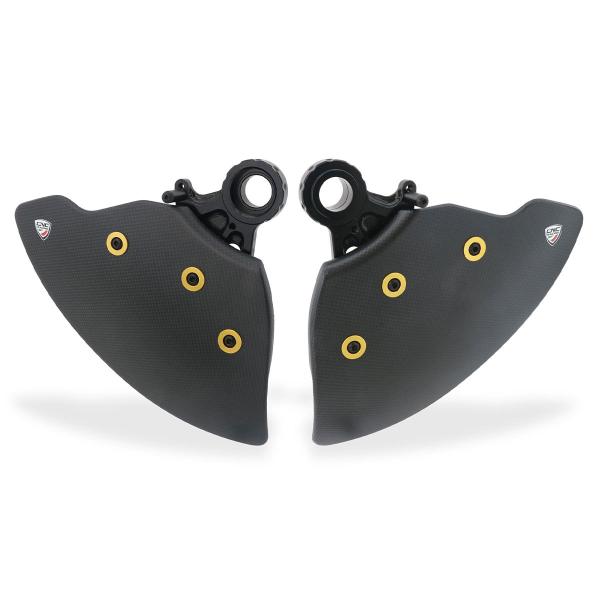 CNC Racing GP Ducts EVO brake cooling system gold Ducati Panigale V4 2018-2024