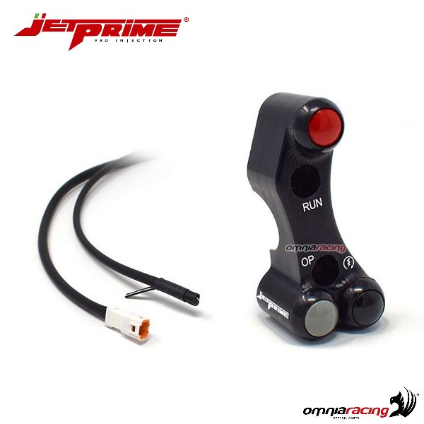 Pulsantiera JetPrime plug&play 3 tasti lato destro per Ducati Hypermotard 796 2010>2012