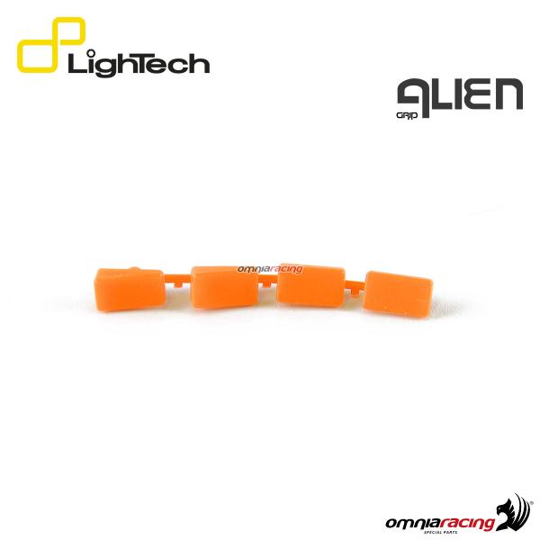 Lightech inserto in gomma per leva Alien freno o frizione, tipo K colore arancione