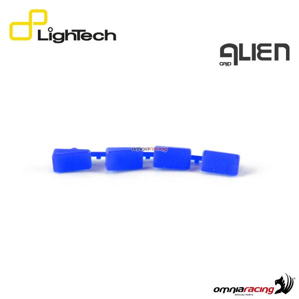 Lightech inserto in gomma per leva Alien freno o frizione, tipo K colore blu