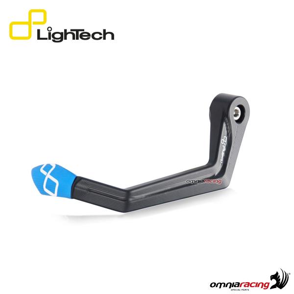 Lightech protezione leva frizione in alluminio con terminale colore cobalto paraleva 148mm
