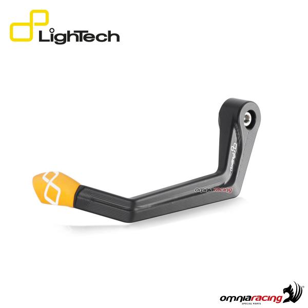 Lightech protezione leva frizione in alluminio con terminale colore oro paraleva 148mm