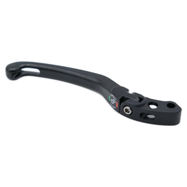 Leva freno Lightech snodata regolabile colore nero tipo J per Brembo 16x18 / 19x18