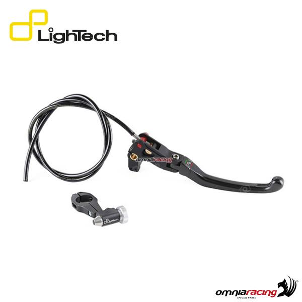 Leva freno ribaltabile Lightech con regolazione da sinistra per Yamaha R3 2015>2022