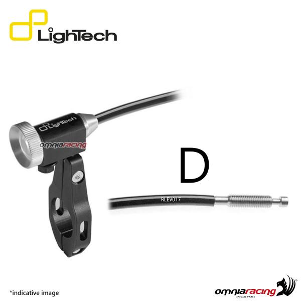Lightech Registro Remoto Leva Freno e supporto manubrio / semimanubrio + Cavo M6 (D)