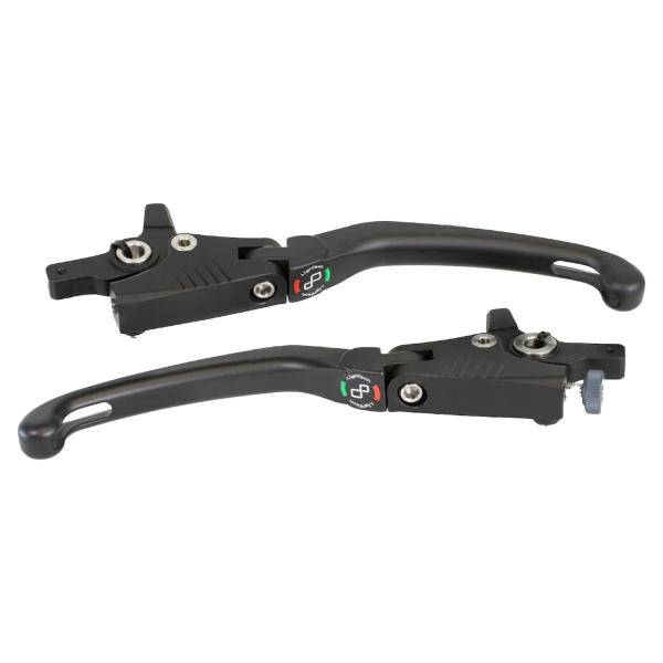 Lightech black brake and clutch levers type J Honda CB1000R 2018-2020