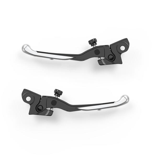 Coppia leve freno Rizoma Adjustable Plus silver Vespa GTS 2023-2024