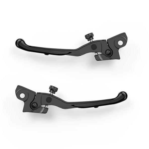 Rizoma black Pair of Adjustable Plus brake levers Vespa GTS Super 2023-2024