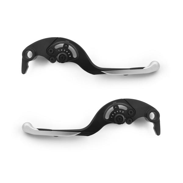Coppia leve freno Rizoma Adjustable Plus silver Yamaha Tmax 560 2022-2024