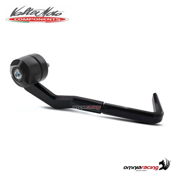 Protezione leva freno / leva frizione Valtermoto in alluminio anodizzato nero
