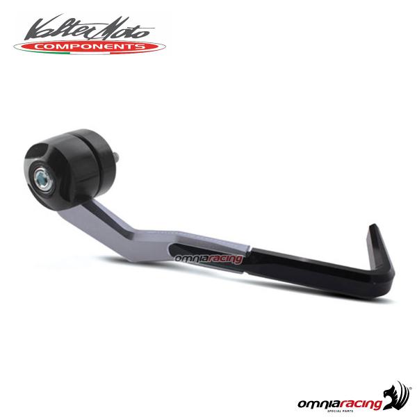 Protezione leva freno / leva frizione Valtermoto in alluminio anodizzato titanio