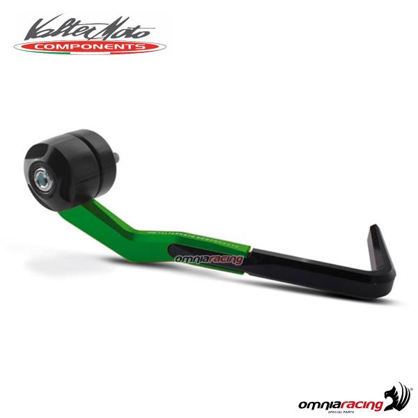 Protezione leva freno / leva frizione Valtermoto in alluminio anodizzato verde