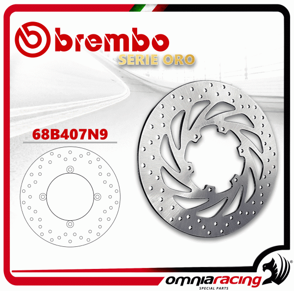 Disco Brembo Serie Oro Fisso Posteriore per Yamaha XMax 125/ 250 2014