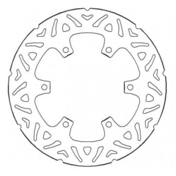 Rear Brake Disc 245mm Fixed Accossato Ducati Monster 937SP 2023