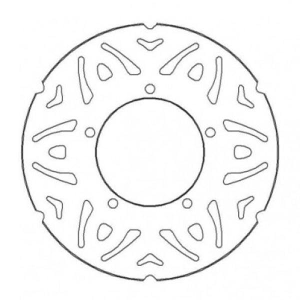 Front Brake Disc 175mm Fixed Accossato Piaggio ZIP50 4T 2000-2010