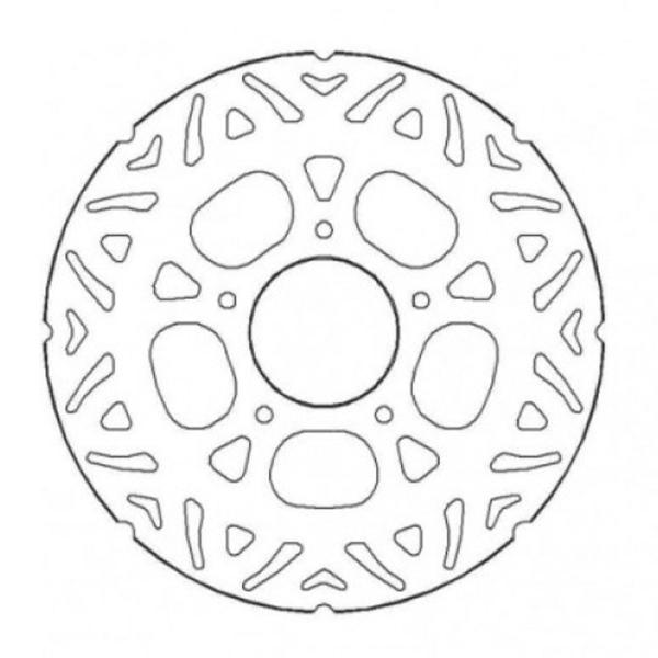 Disco Freno Anteriore 220mm Fisso Accossato Aprilia Sport City One 50 Street 2009-2012