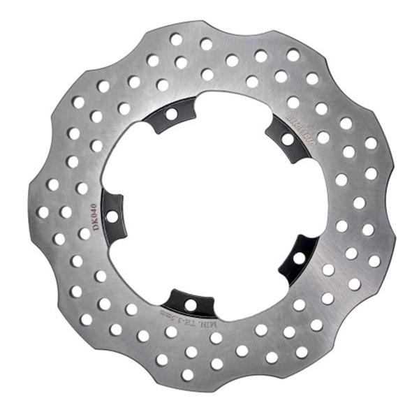Front Brake Disc 200mm Fixed Black Accossato Vespa Primavera 50 2013-2018