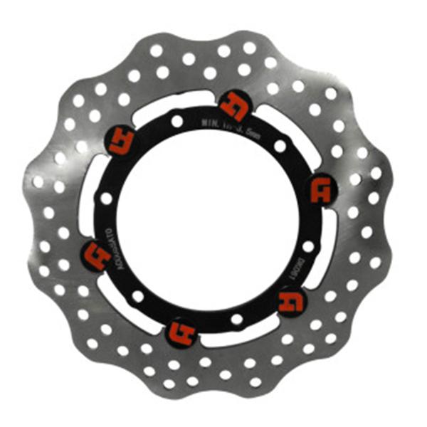 Front Brake Disc 220mm Floating Wave Black Accossato Vespa GTS250 2005-2012