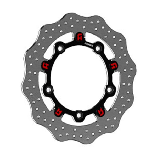Disco Freno Anteriore 267mm Flottante Wave Nero Accossato Yamaha Tmax 530 Iron Max 2015-2018