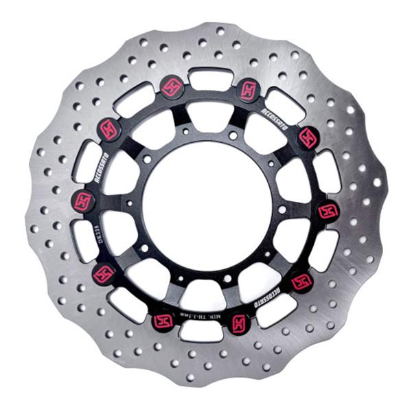 Front Brake Disc 296mm Floating Black Accossato Honda XADV 750 2017-2025