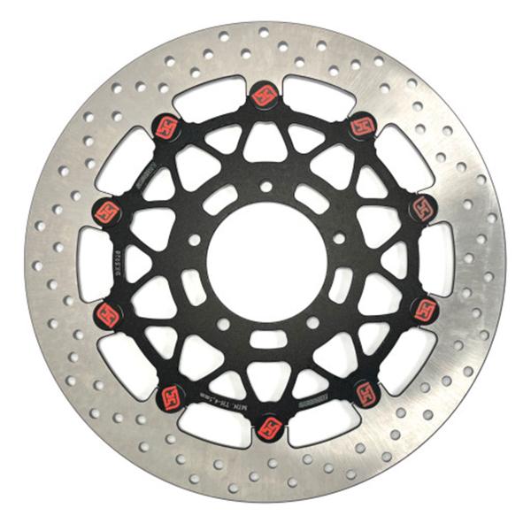 Front Brake Disc 320mm Floating Black Accossato Mv Agusta Brutale 910 2005-2008
